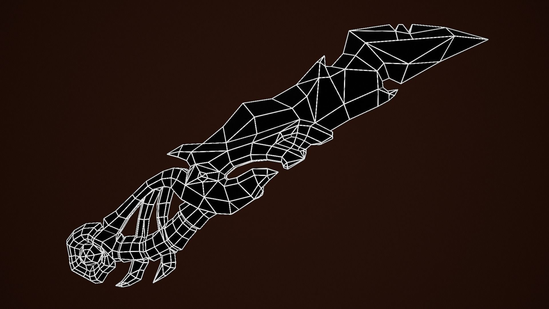 Mega Pack Stylize Weapons Low-poly 3D model_21