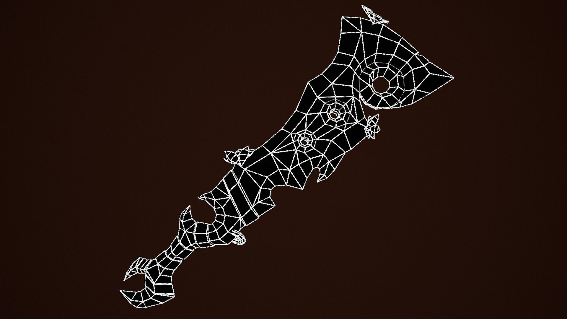 Mega Pack Stylize Weapons Low-poly 3D model_3