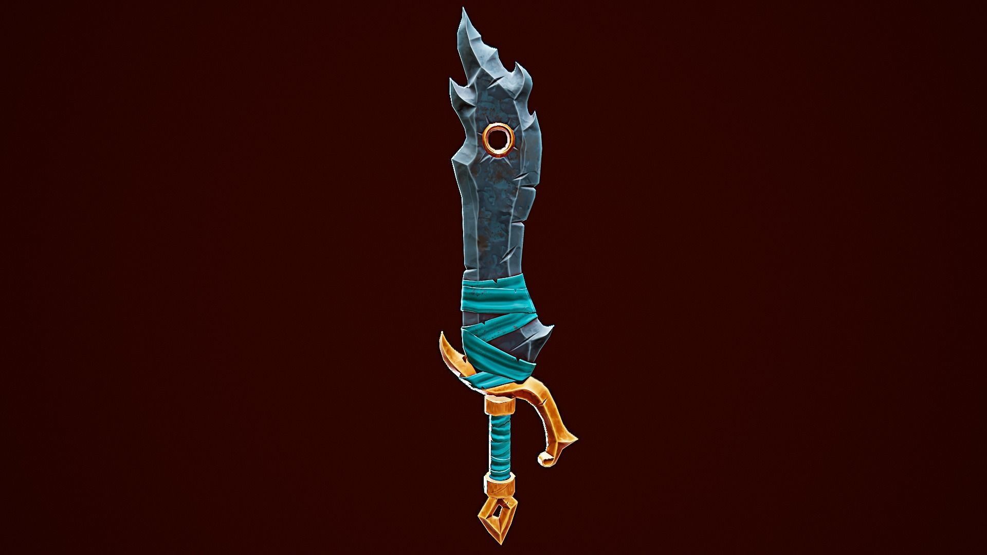 Mega Pack Stylize Weapons Low-poly 3D model_10