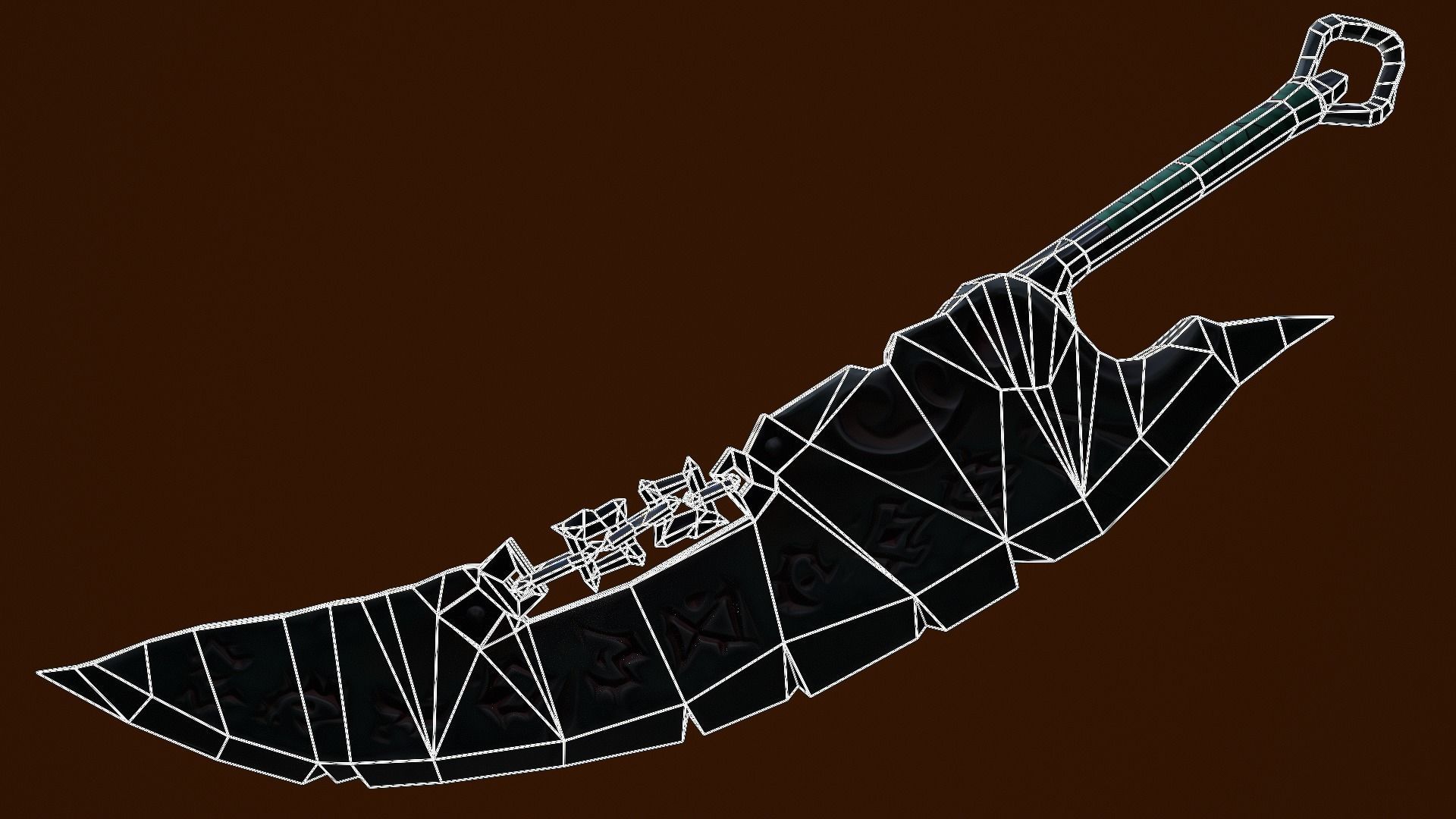 Mega Pack Stylize Weapons Low-poly 3D model_13