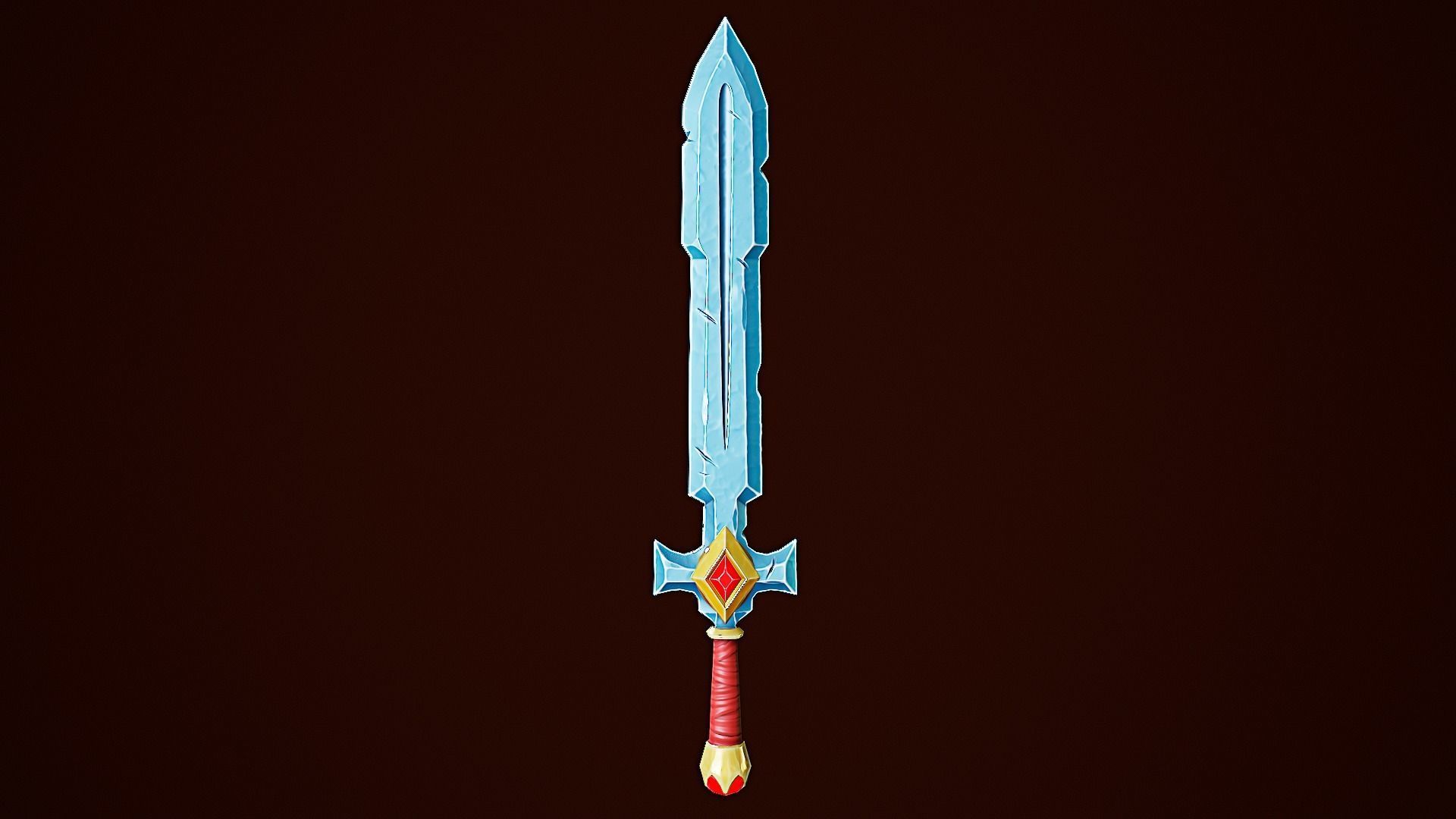 Mega Pack Stylize Weapons Low-poly 3D model_6
