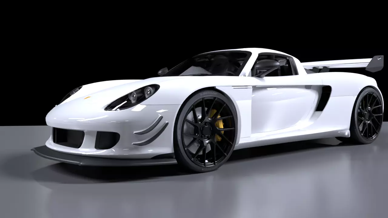 Porsche Carrera GT 3D model_0