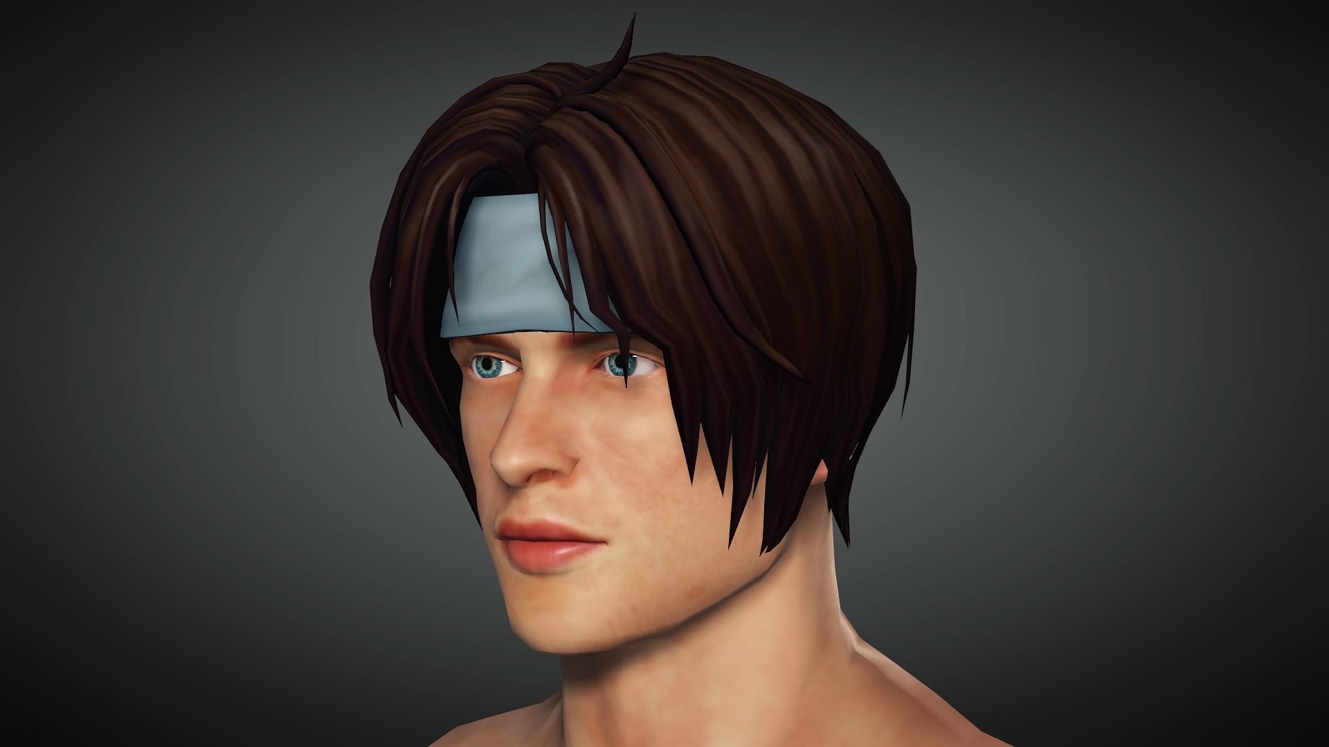 Hairs 3d model Low-poly 3D model_6