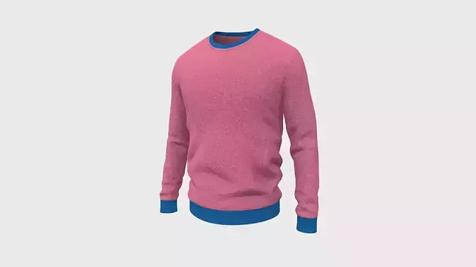 Sweater Full Sleeves Pink