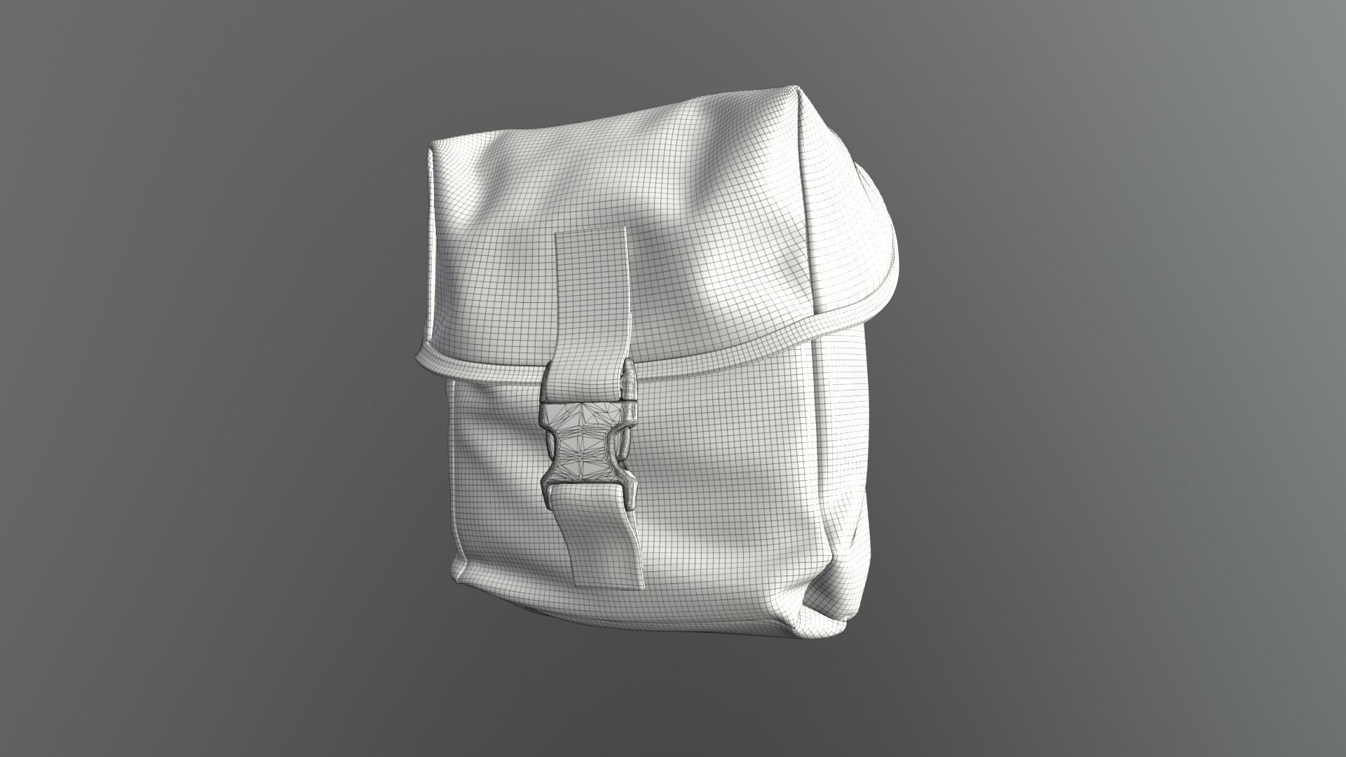 Military Pouch 3D model_6