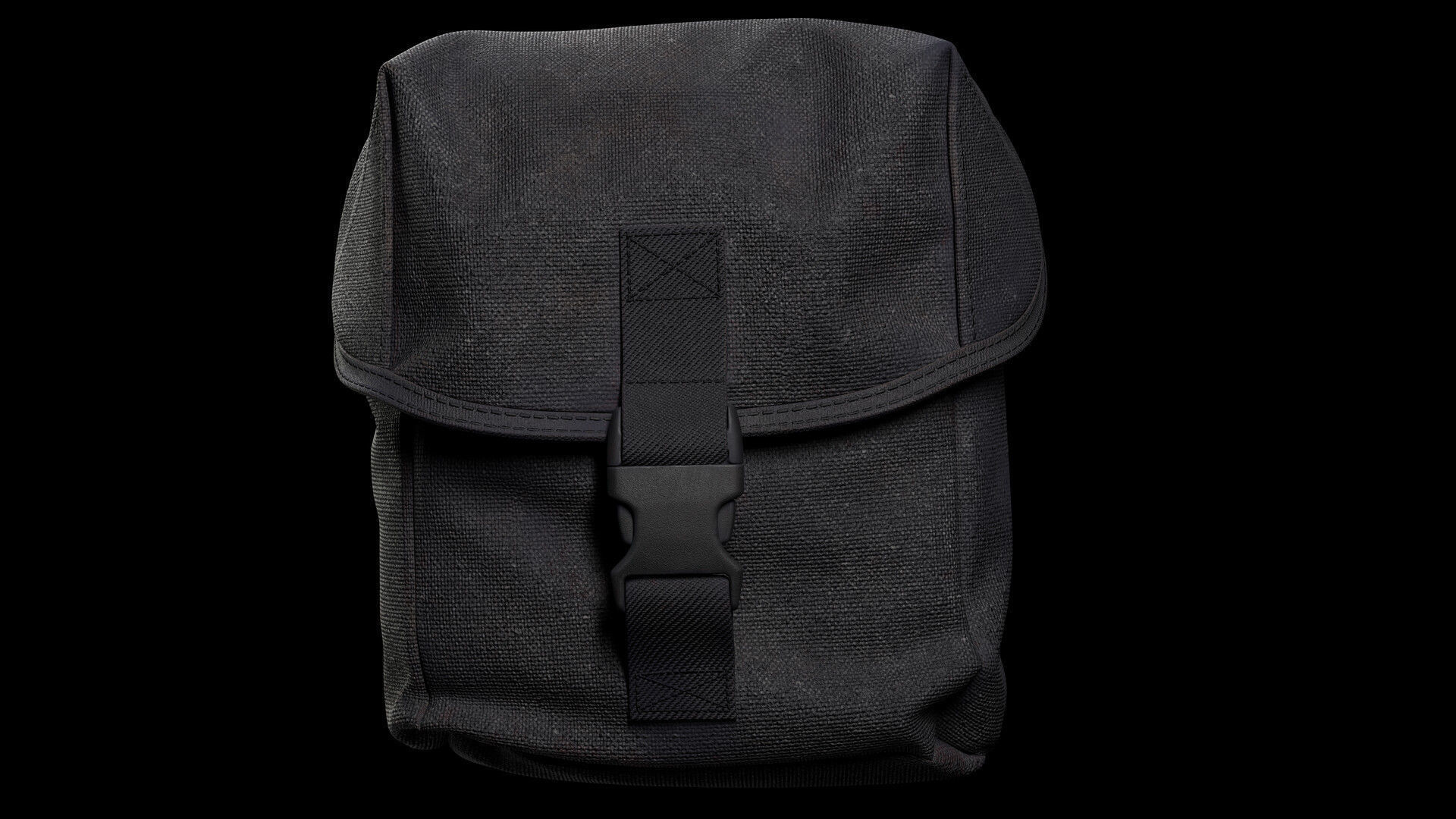 Military Pouch 3D model_1