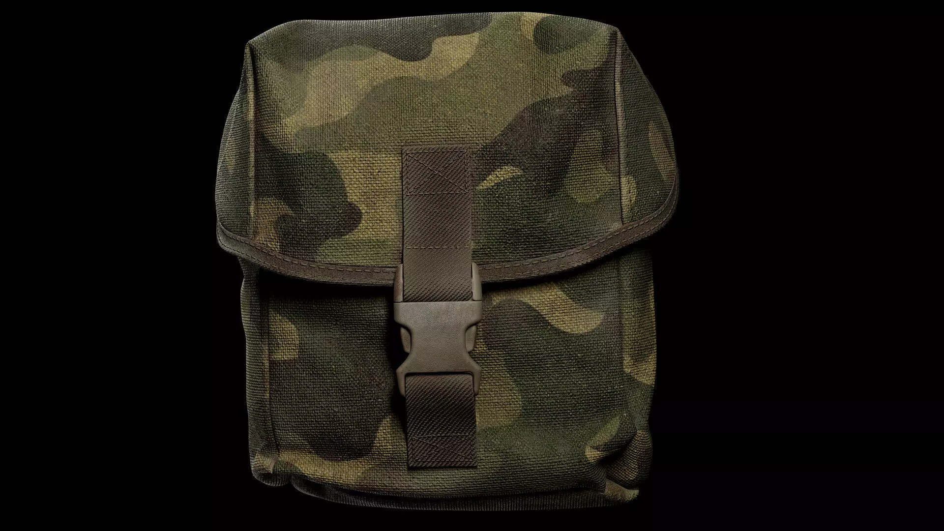 Military Pouch 3D model_0