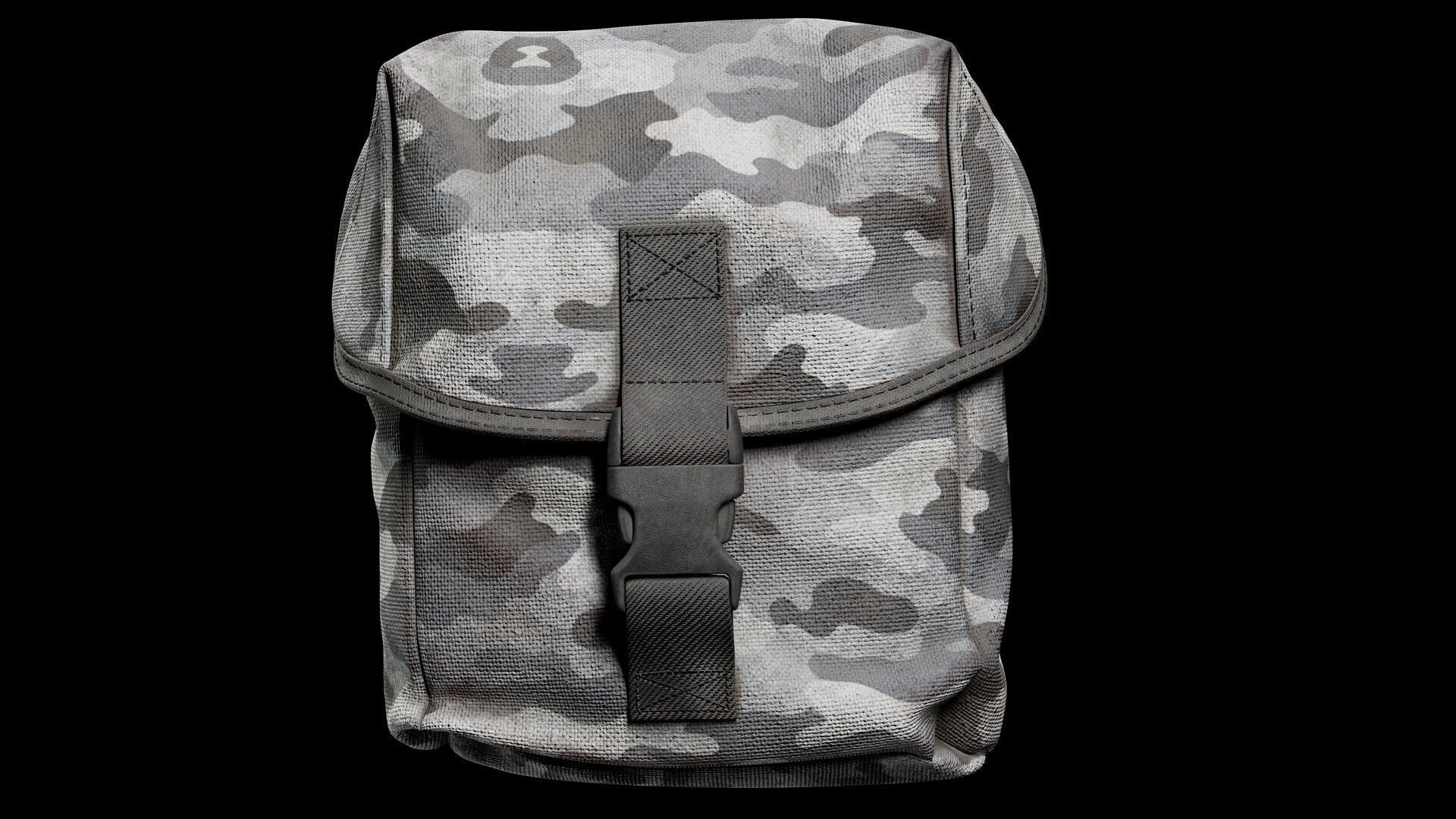 Military Pouch 3D model_5
