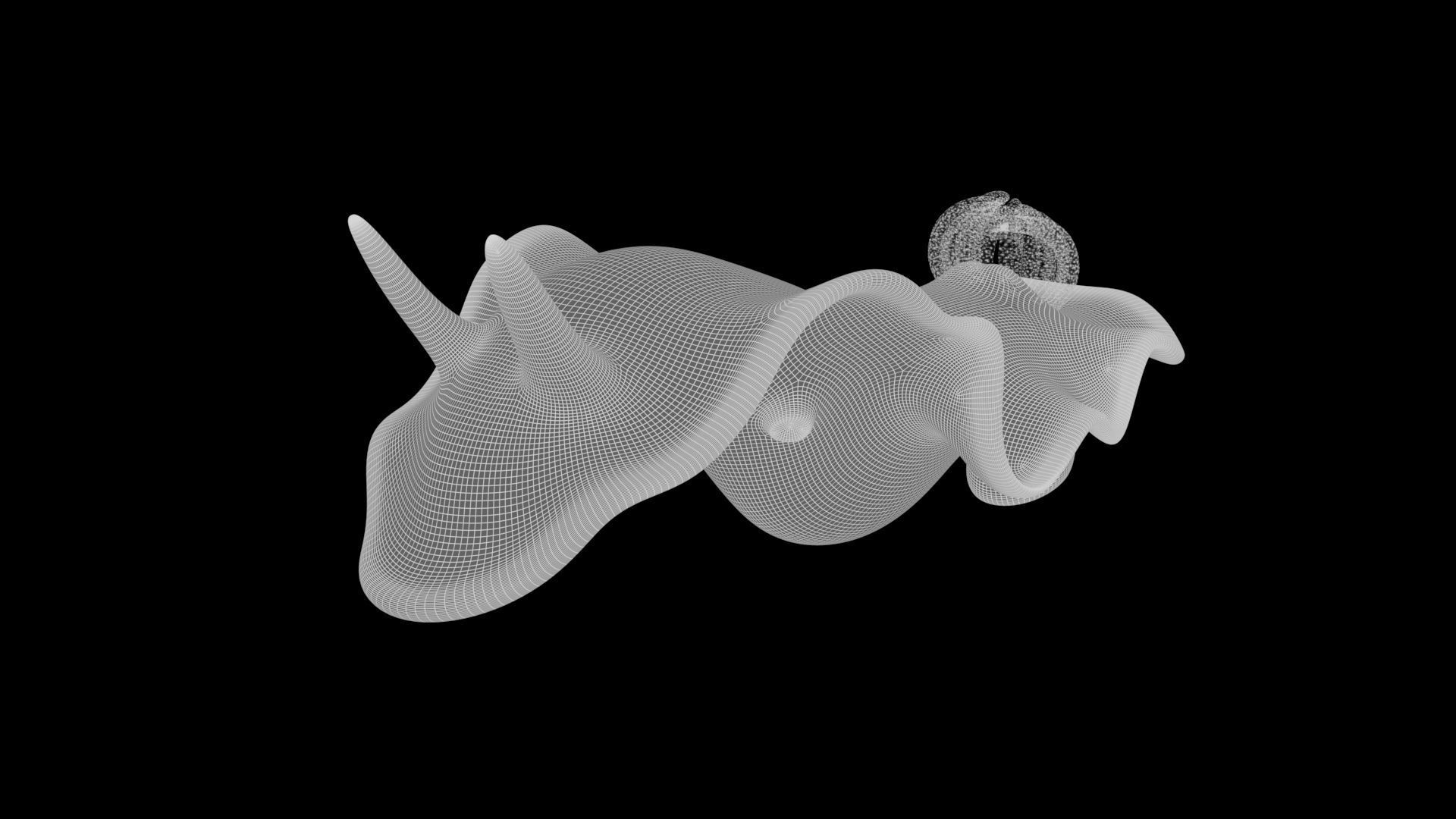 Aqua marine Sea Creature 3D model_9