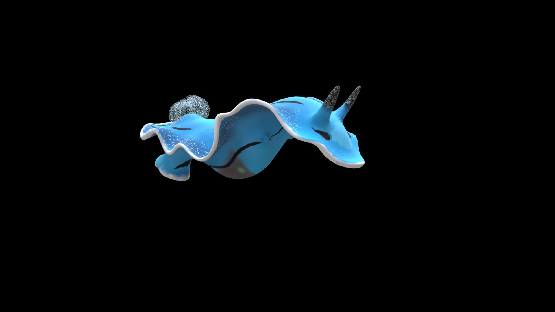 Aqua marine Sea Creature 3D model_2