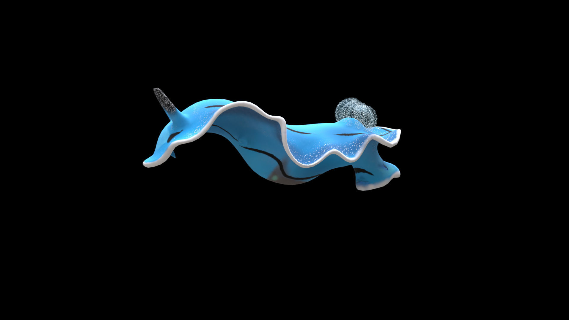 Aqua marine Sea Creature 3D model_7