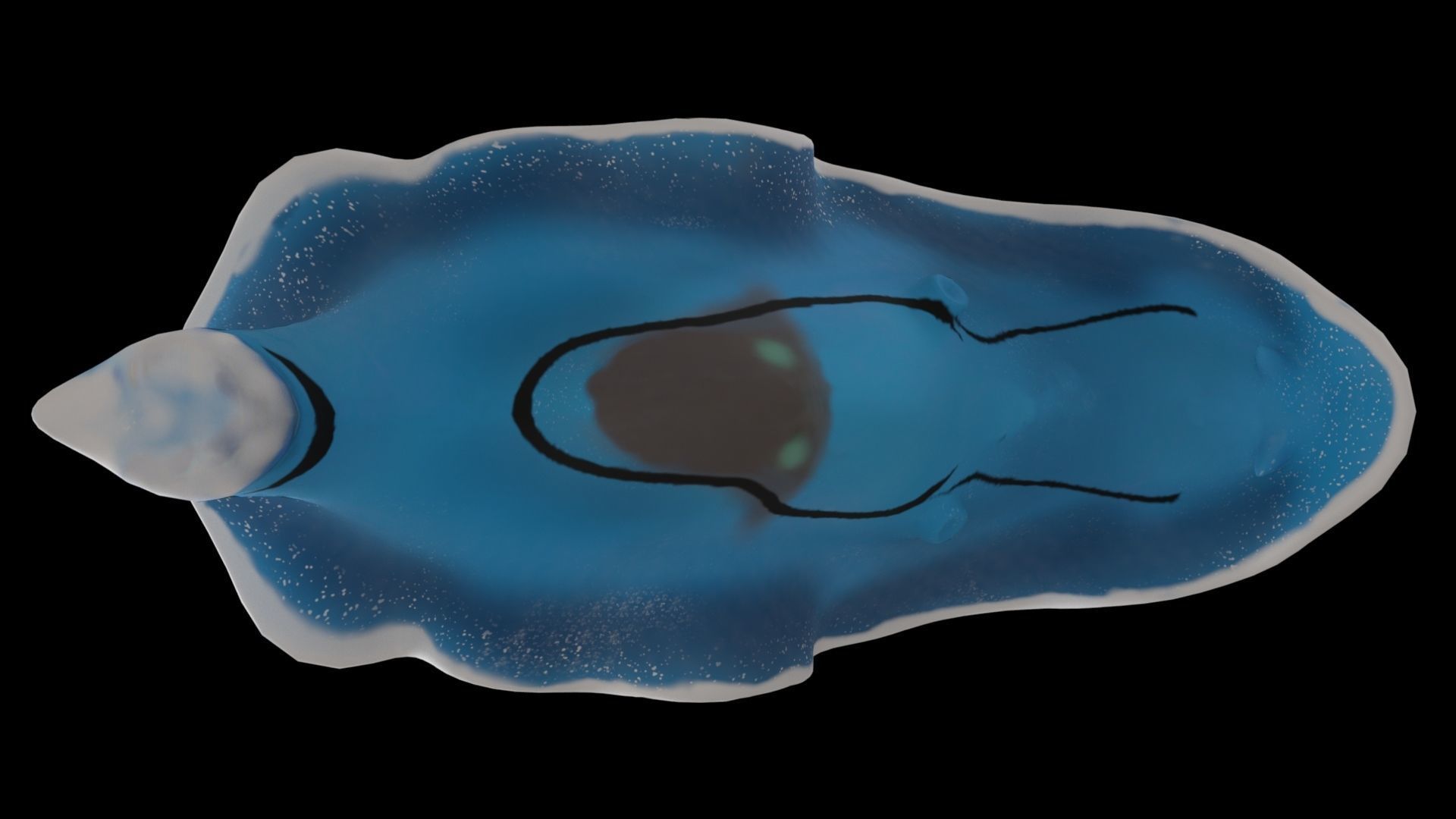 Aqua marine Sea Creature 3D model_8