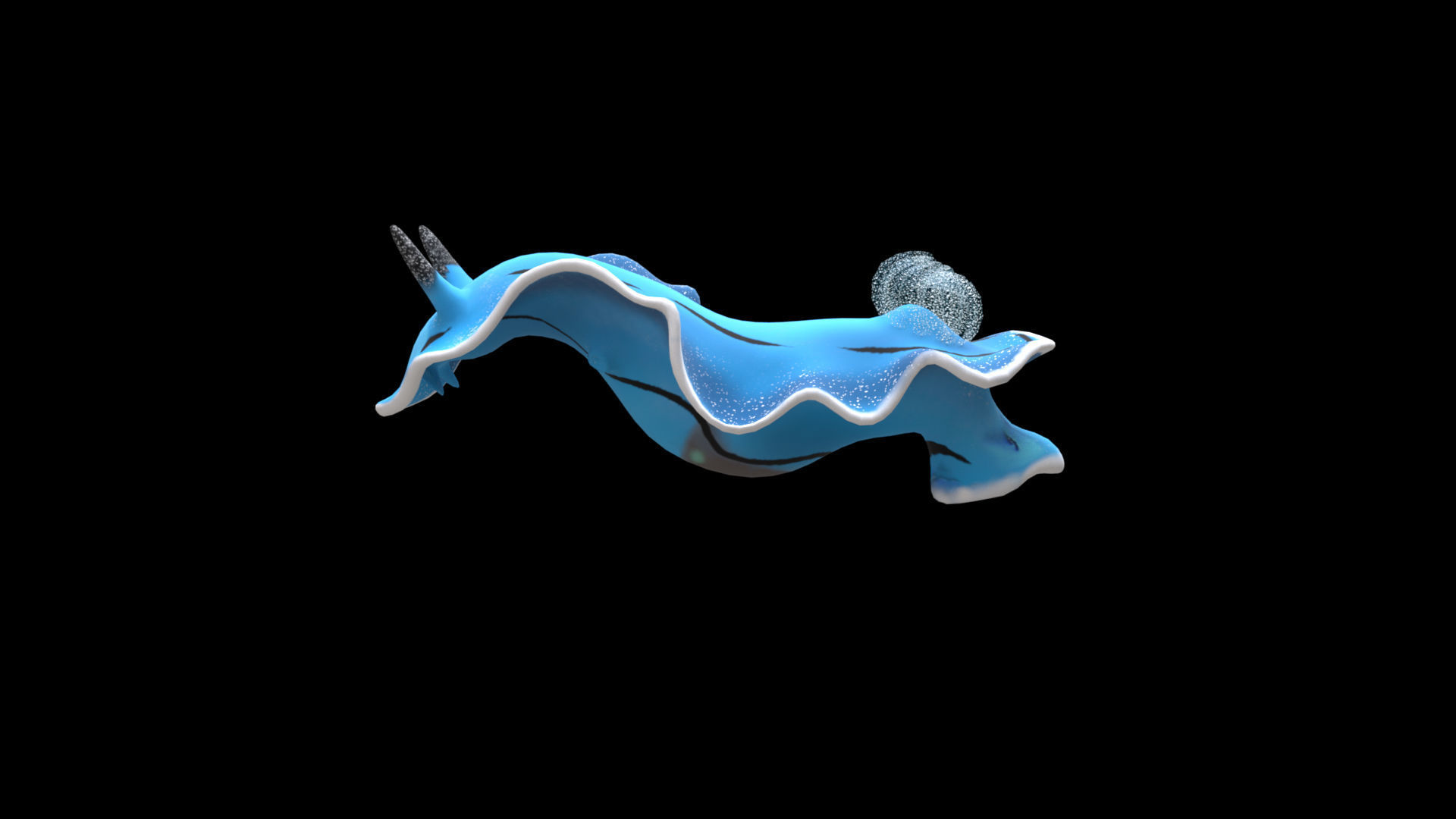 Aqua marine Sea Creature 3D model_11