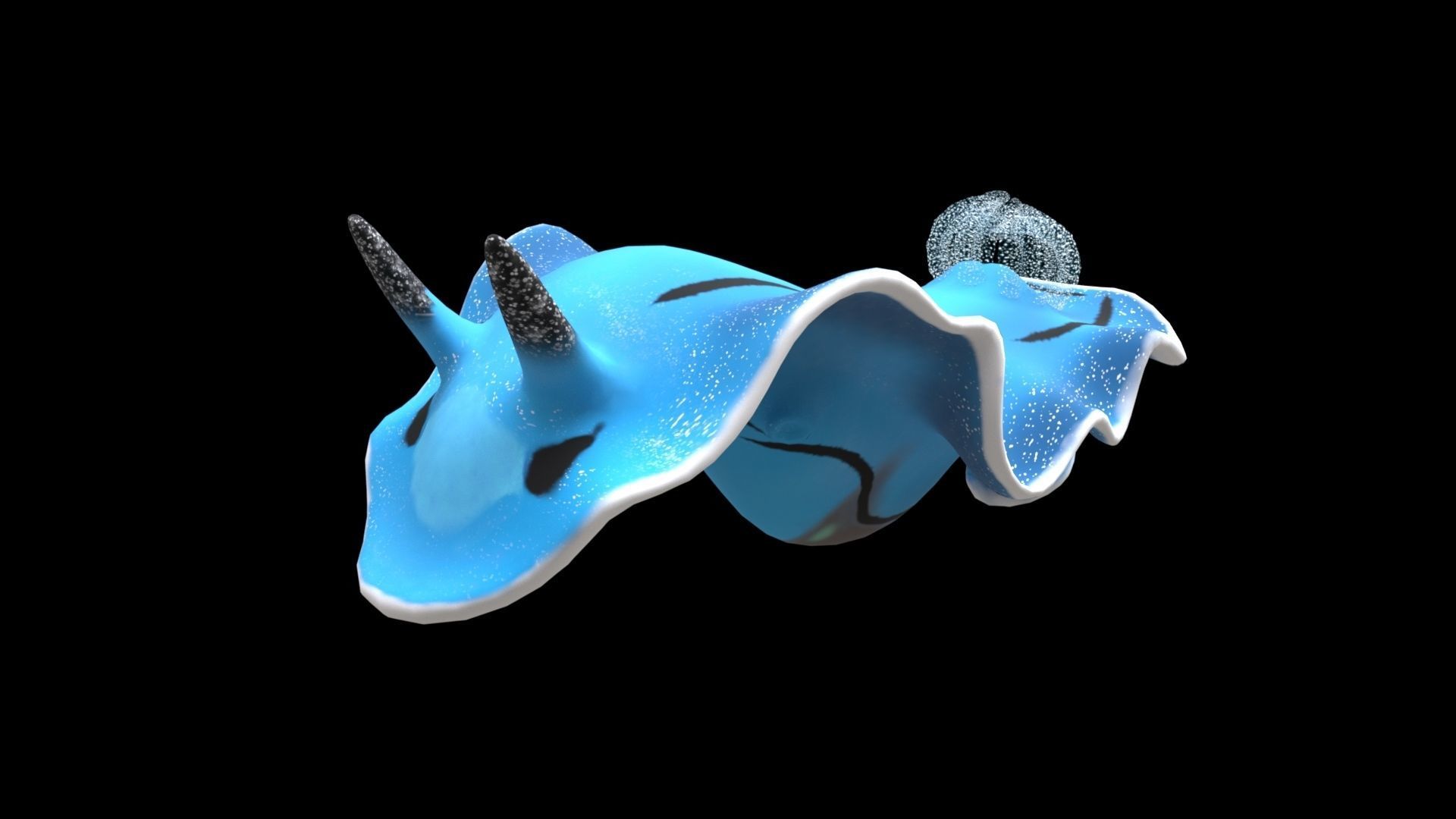 Aqua marine Sea Creature 3D model_3