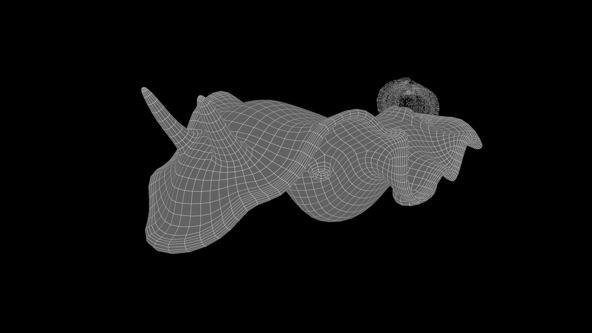 Aqua marine Sea Creature 3D model_5