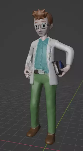 Professor Elm 3D print model