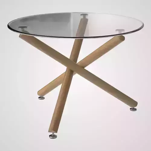 Rocca Round Dining Table in oak