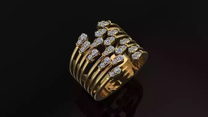 3D model of ring for a women