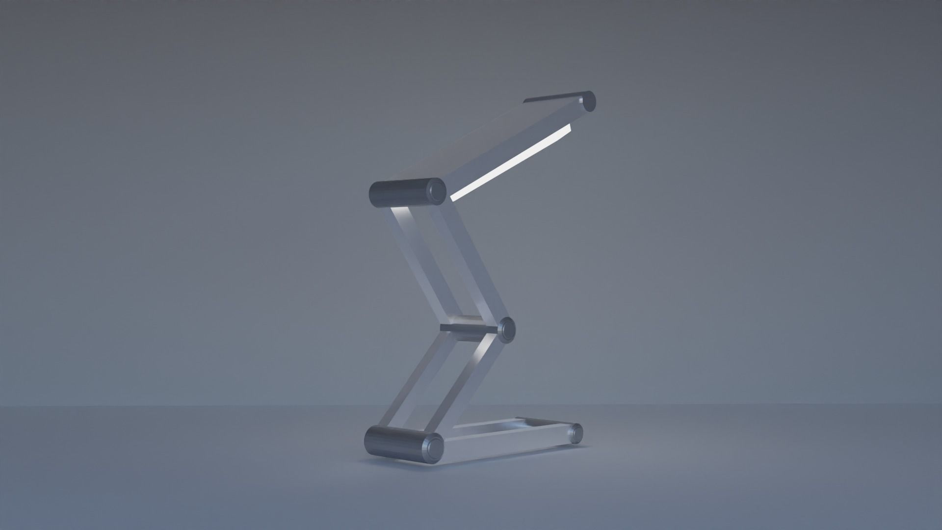 Ergonomic Desk Lamp Low-poly 3D model_7