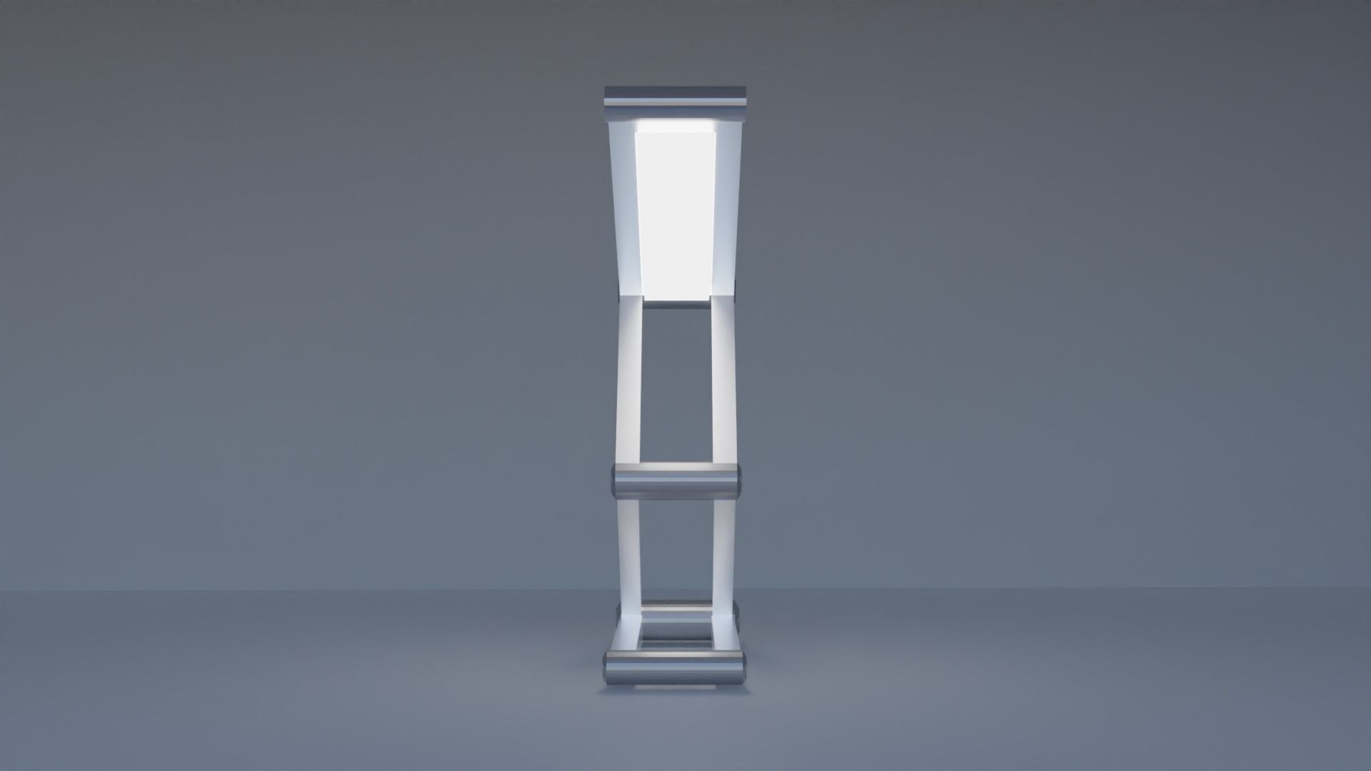 Ergonomic Desk Lamp Low-poly 3D model_2