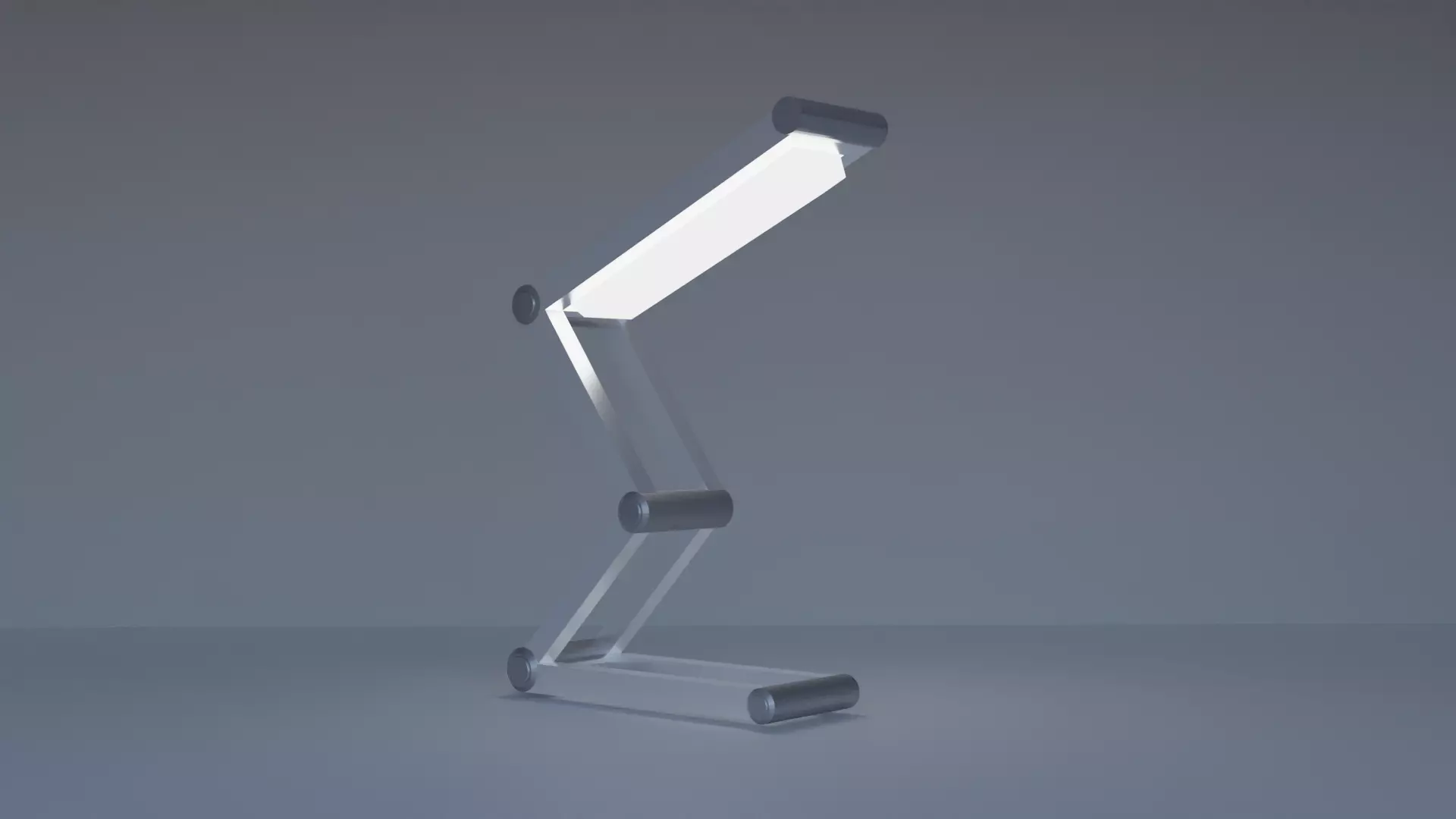 Ergonomic Desk Lamp Low-poly 3D model_0