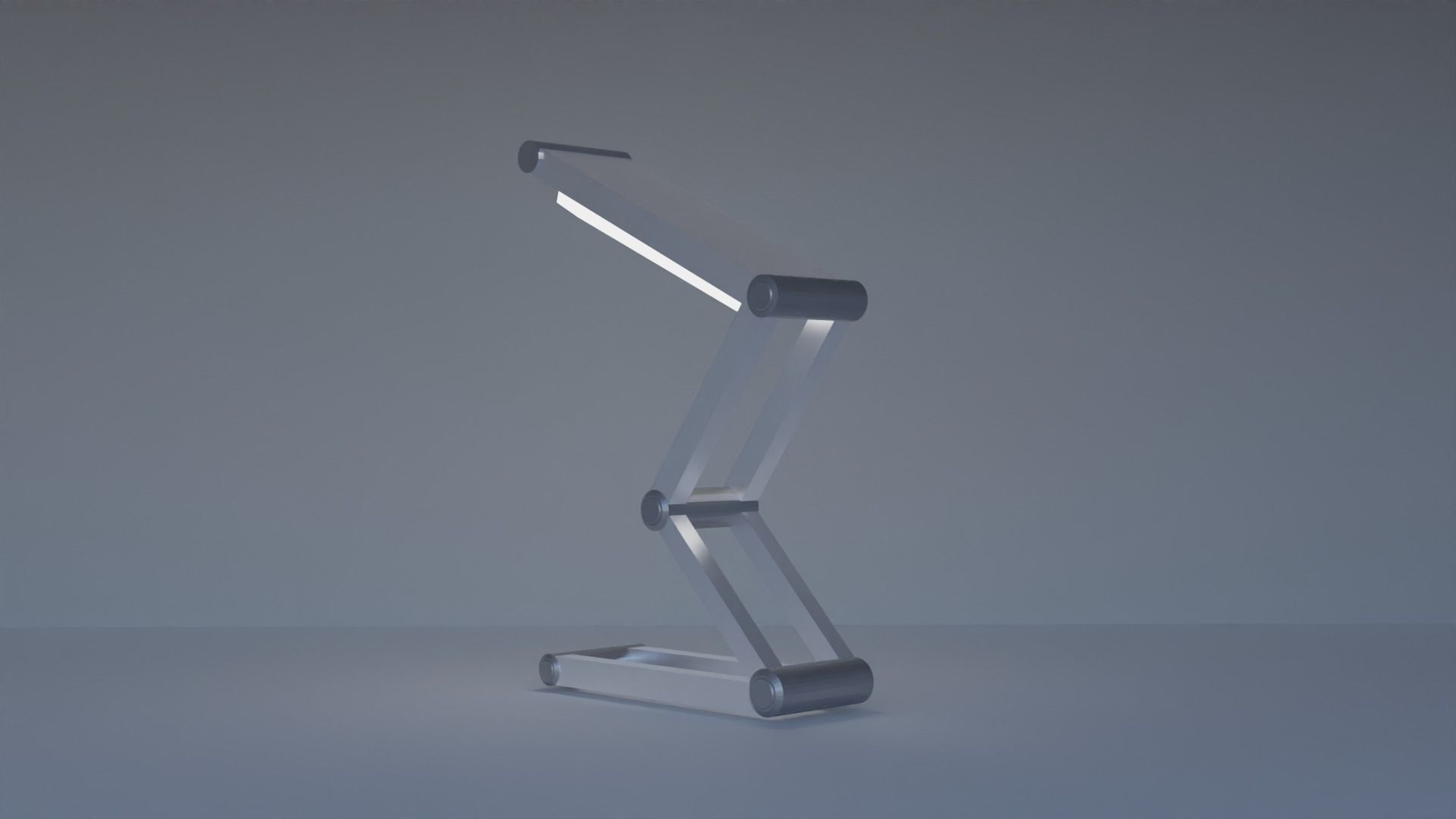 Ergonomic Desk Lamp Low-poly 3D model_5