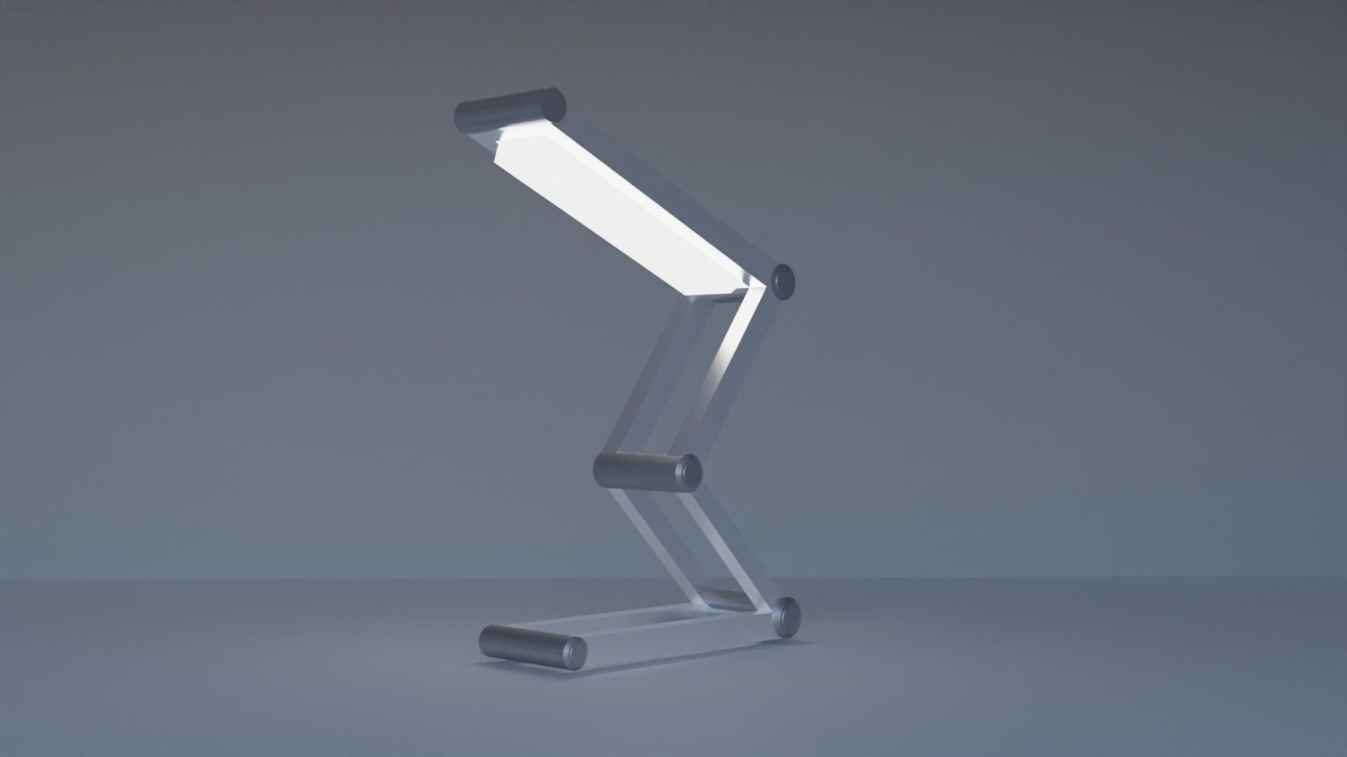 Ergonomic Desk Lamp Low-poly 3D model_3