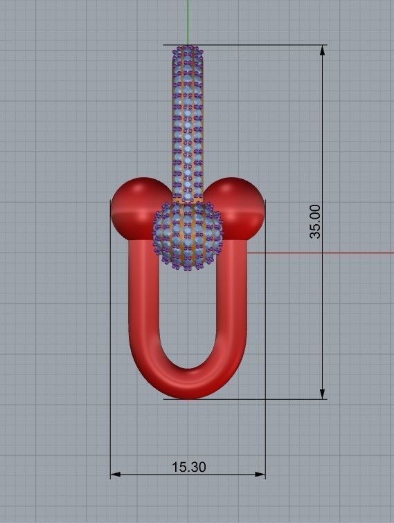 Tiffany Earrings 3D print model_5