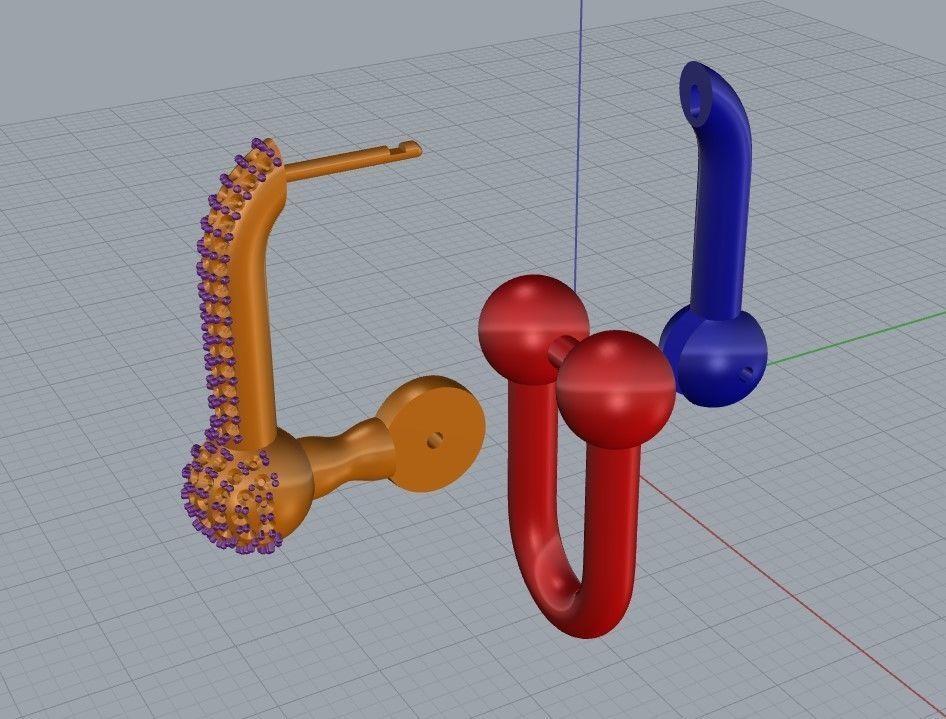 Tiffany Earrings 3D print model_6