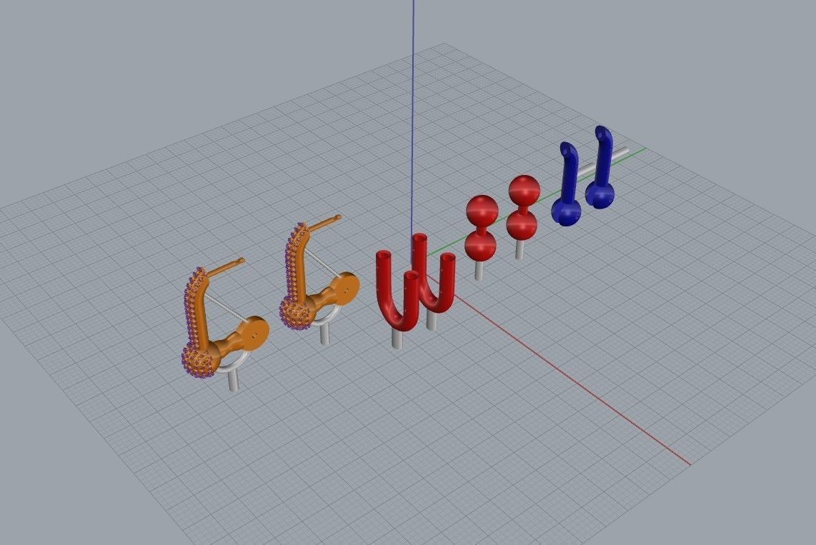 Tiffany Earrings 3D print model_9