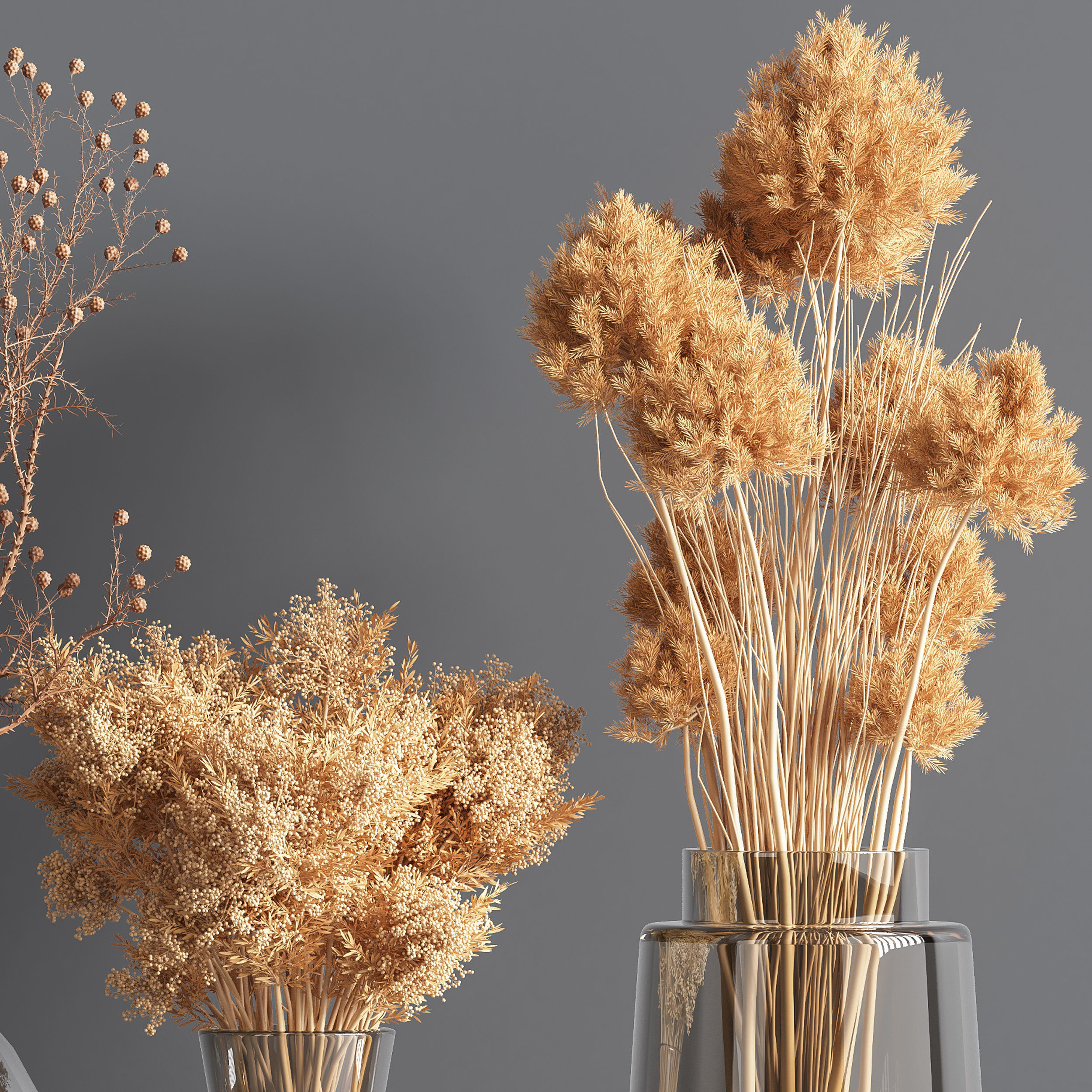 Collaction Plants Bouquet 03 3D model_6