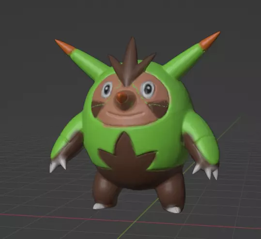 Quilladin 3D print model_0