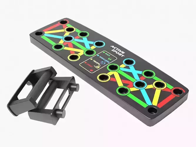 Push Up Board Low-poly 3D model