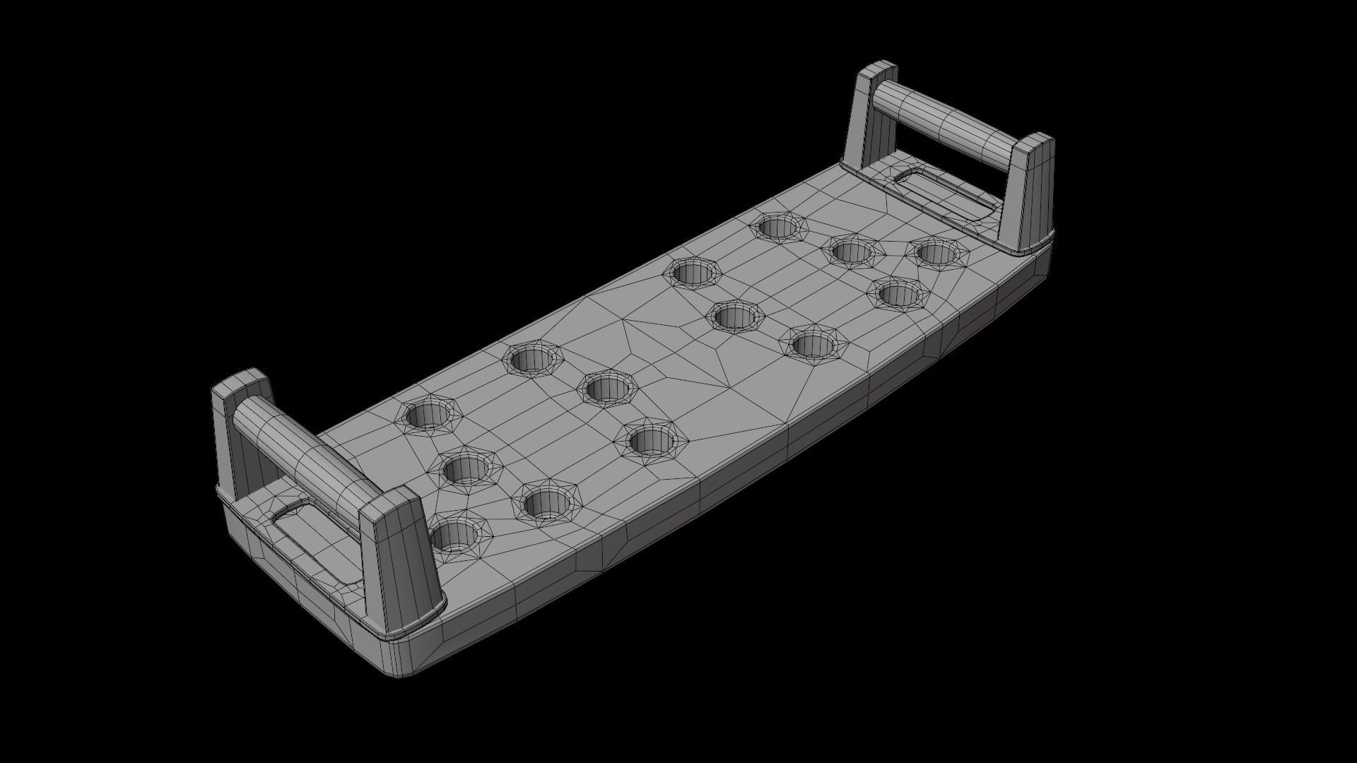 Push Up Board Low-poly 3D model_15