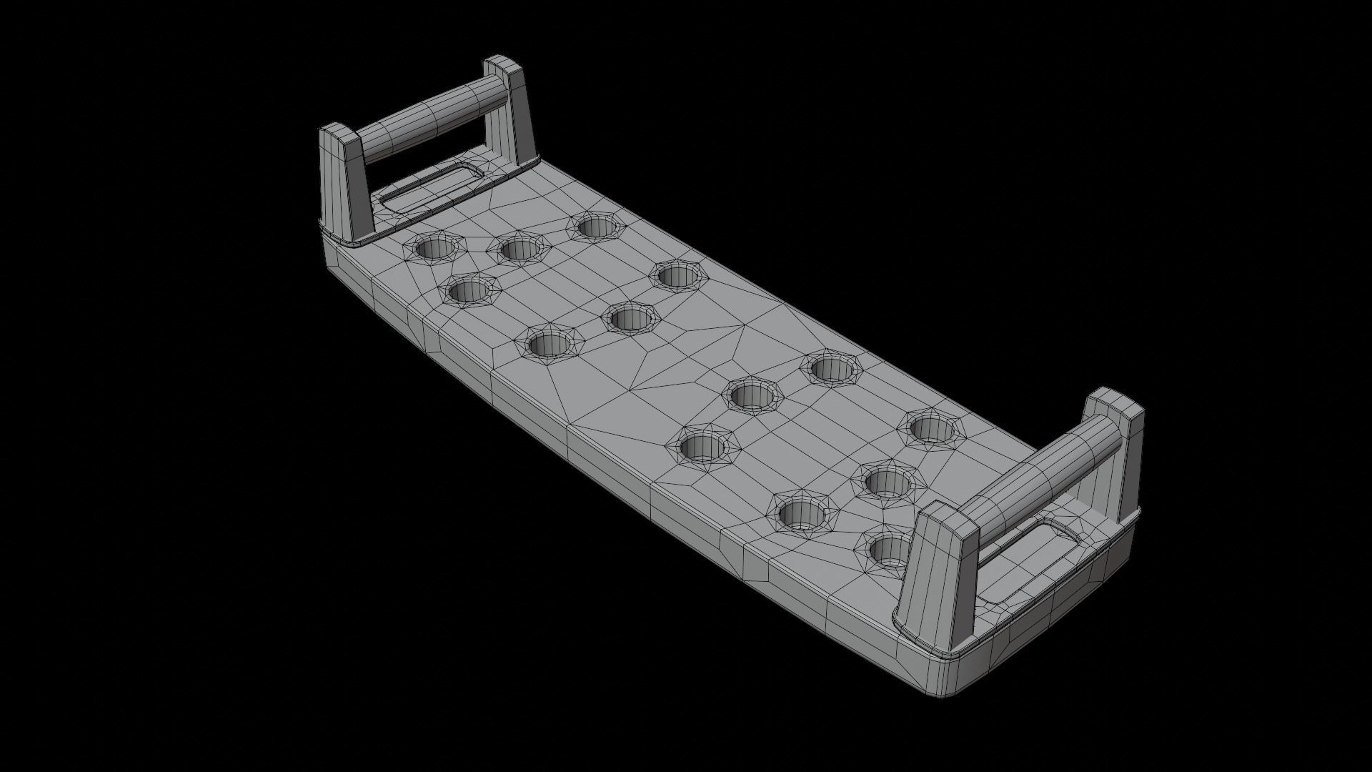 Push Up Board Low-poly 3D model_16