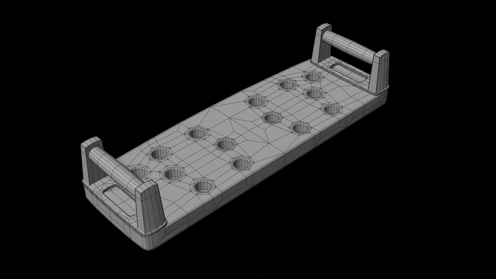 Push Up Board Low-poly 3D model_17