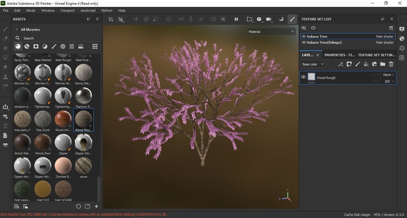 Sakura Tree 3D Model Low-poly 3D model_6