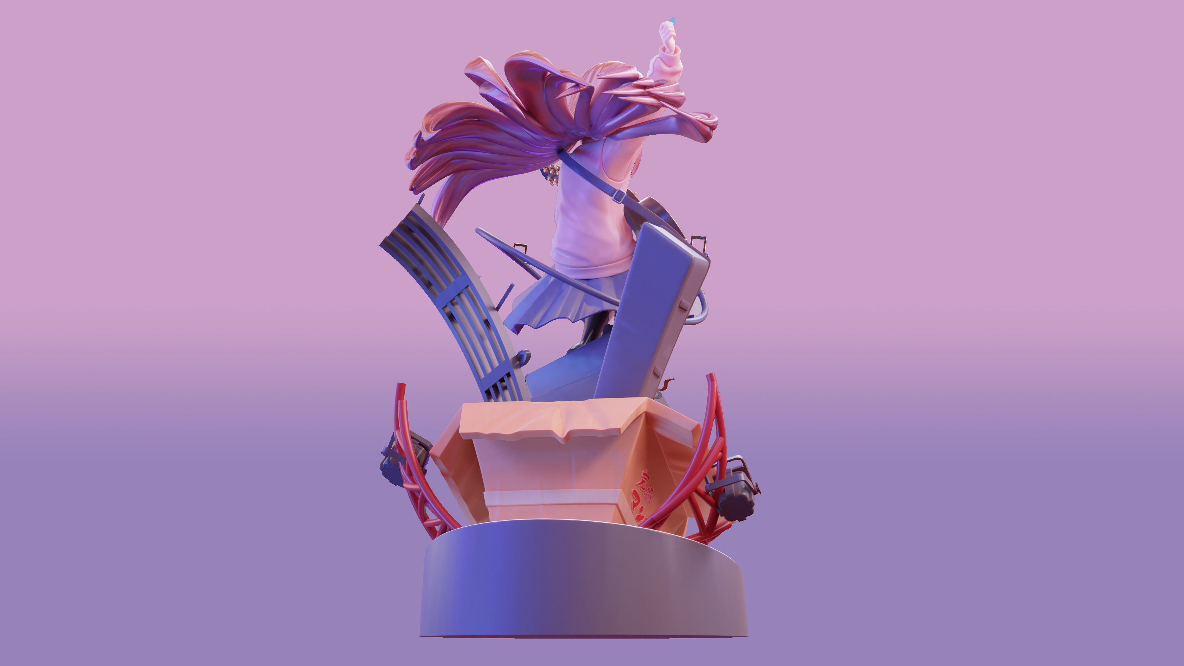 Hitori Gotoh - Bocchi The Rock 3d Print Figure 3D print model_19