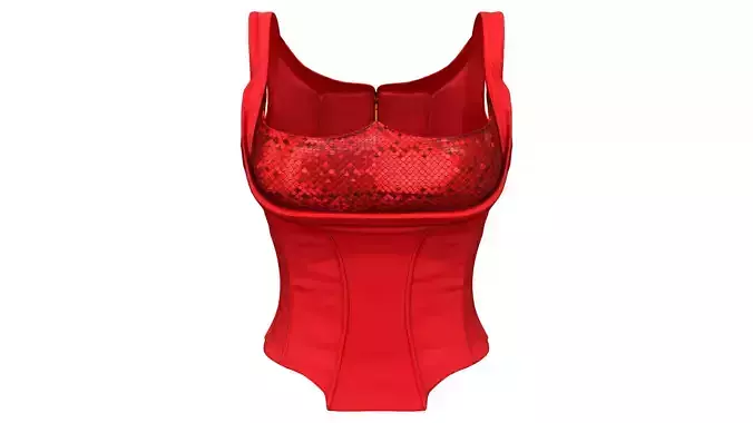 Red Corset Top