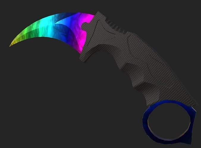 The Karambit Knife Free low-poly 3D model