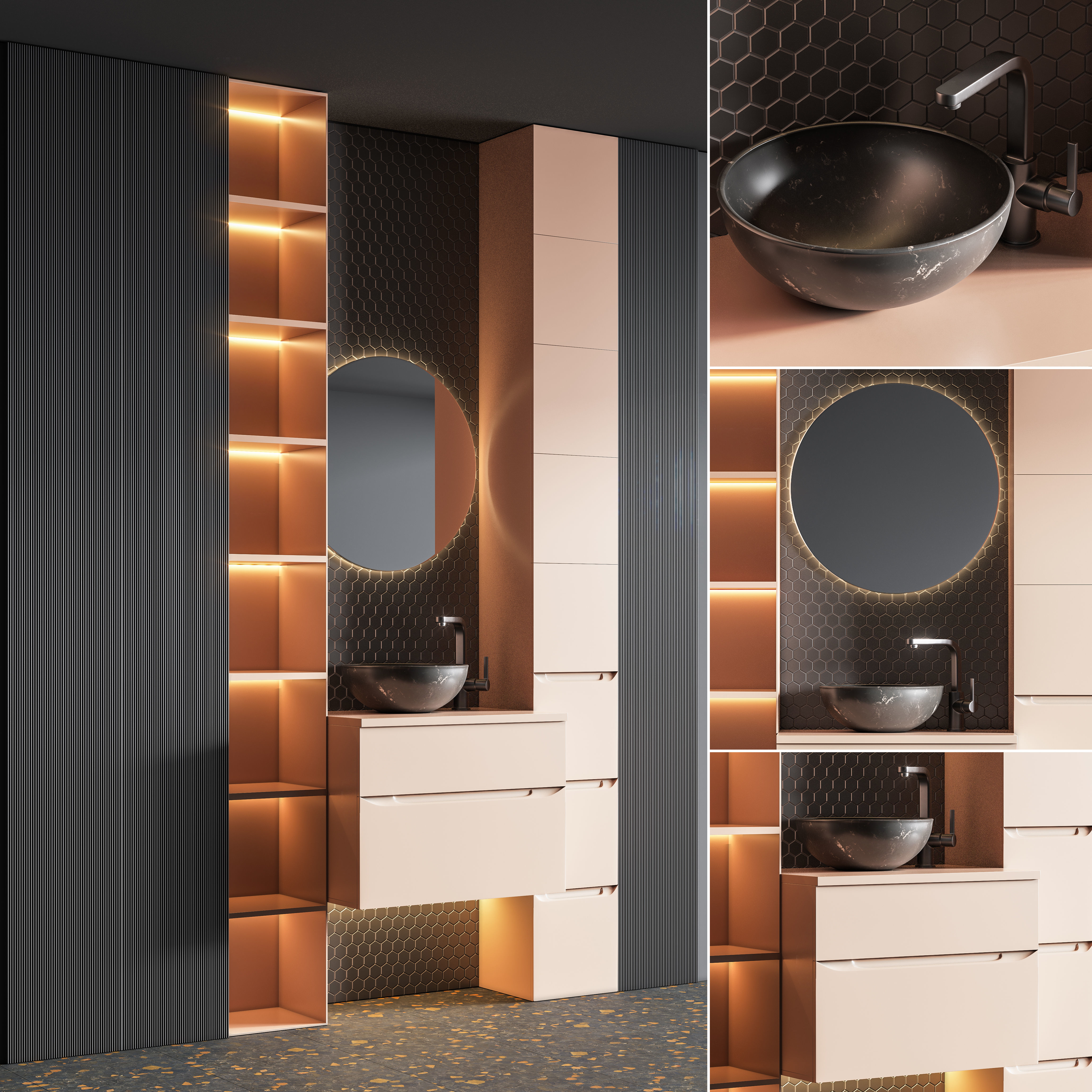 bath set 2 3D model_8