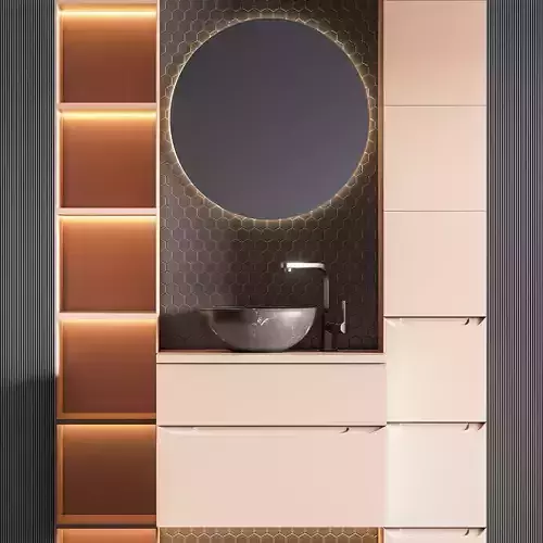 bath set 2 3D model