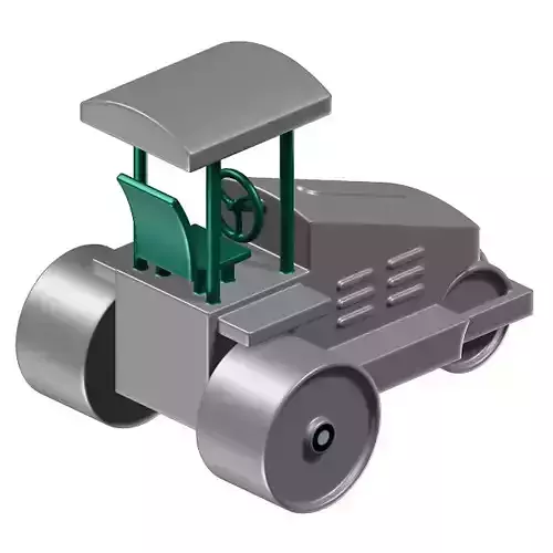 Kids Road Roller Toy 3D model