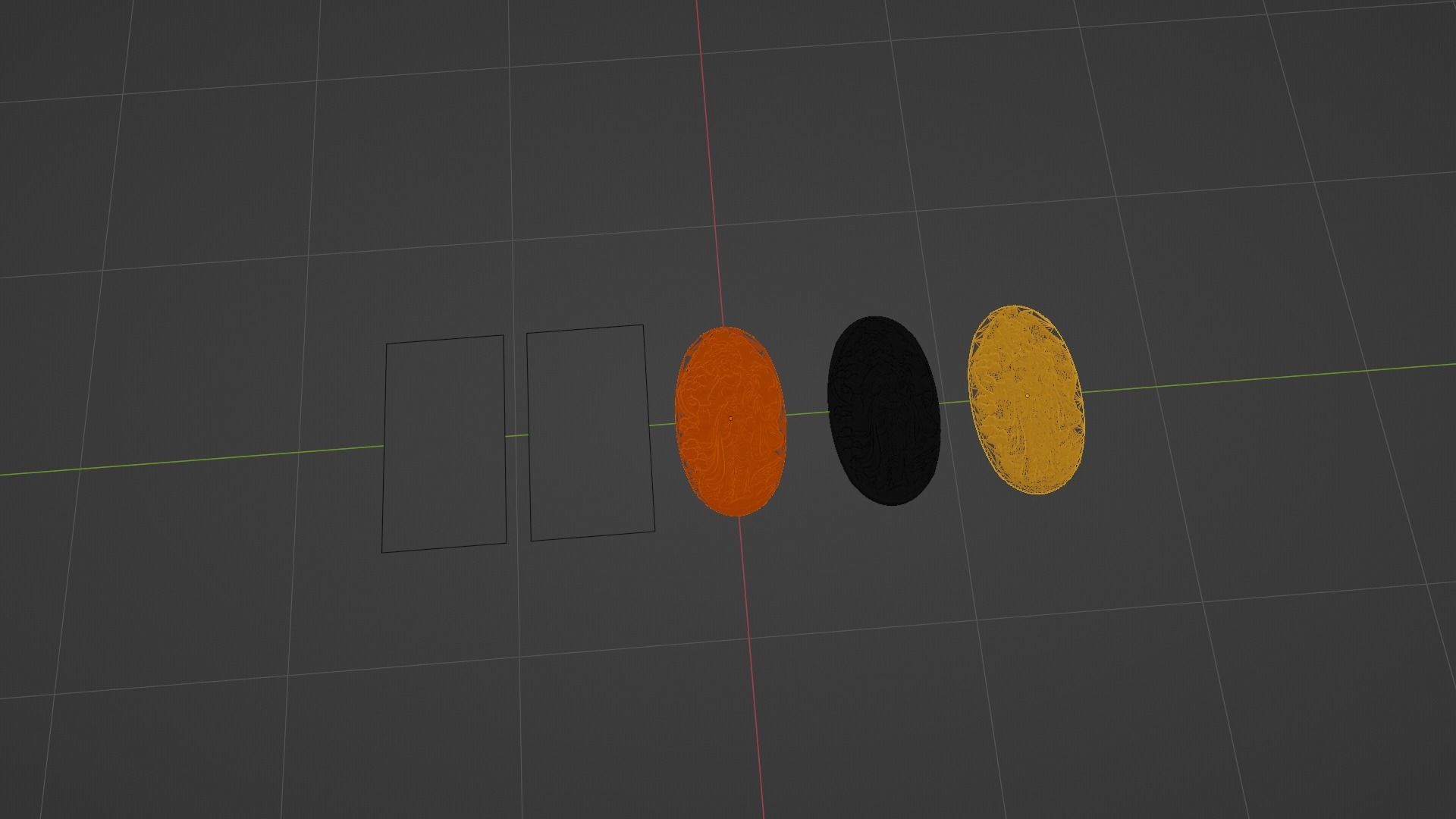 Ancient oriental sacre decorative basrelief Low-poly 3D model_52