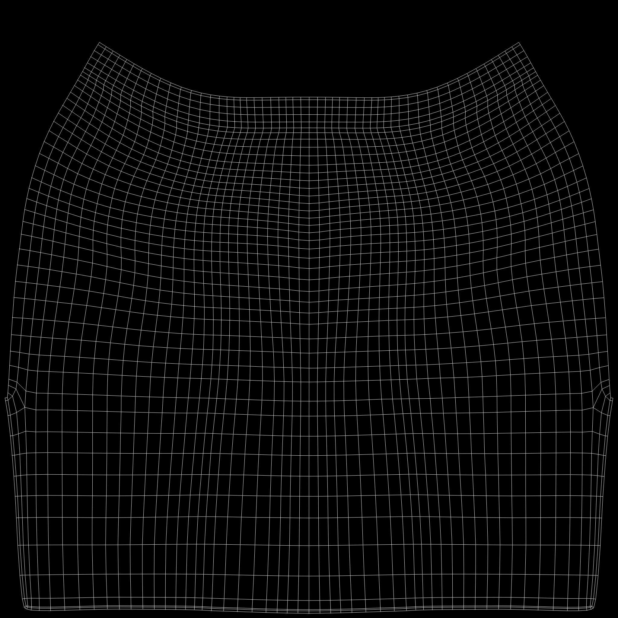 3D model Checkered Patterns BelowKnee Pencil Skirt VR / AR / lowpoly