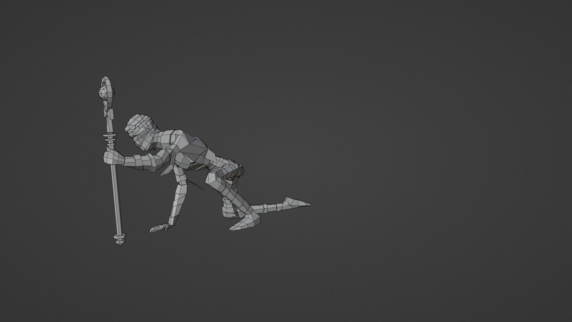 Mummy from Egypt Corpse in bandages Gameready Rigged Low-poly 3D model_8