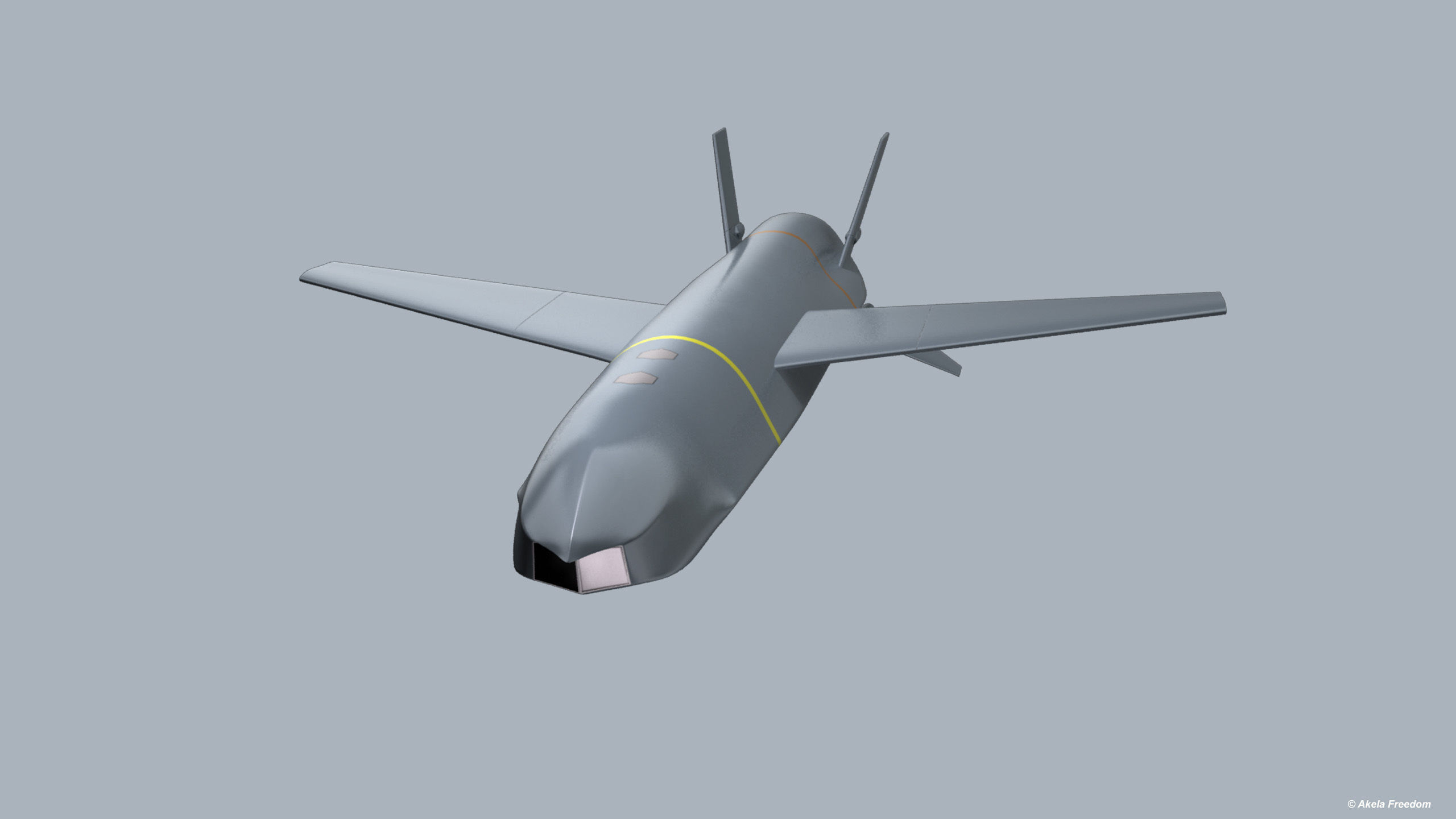 Kawasaki Anti-ship Missile 3D model_7