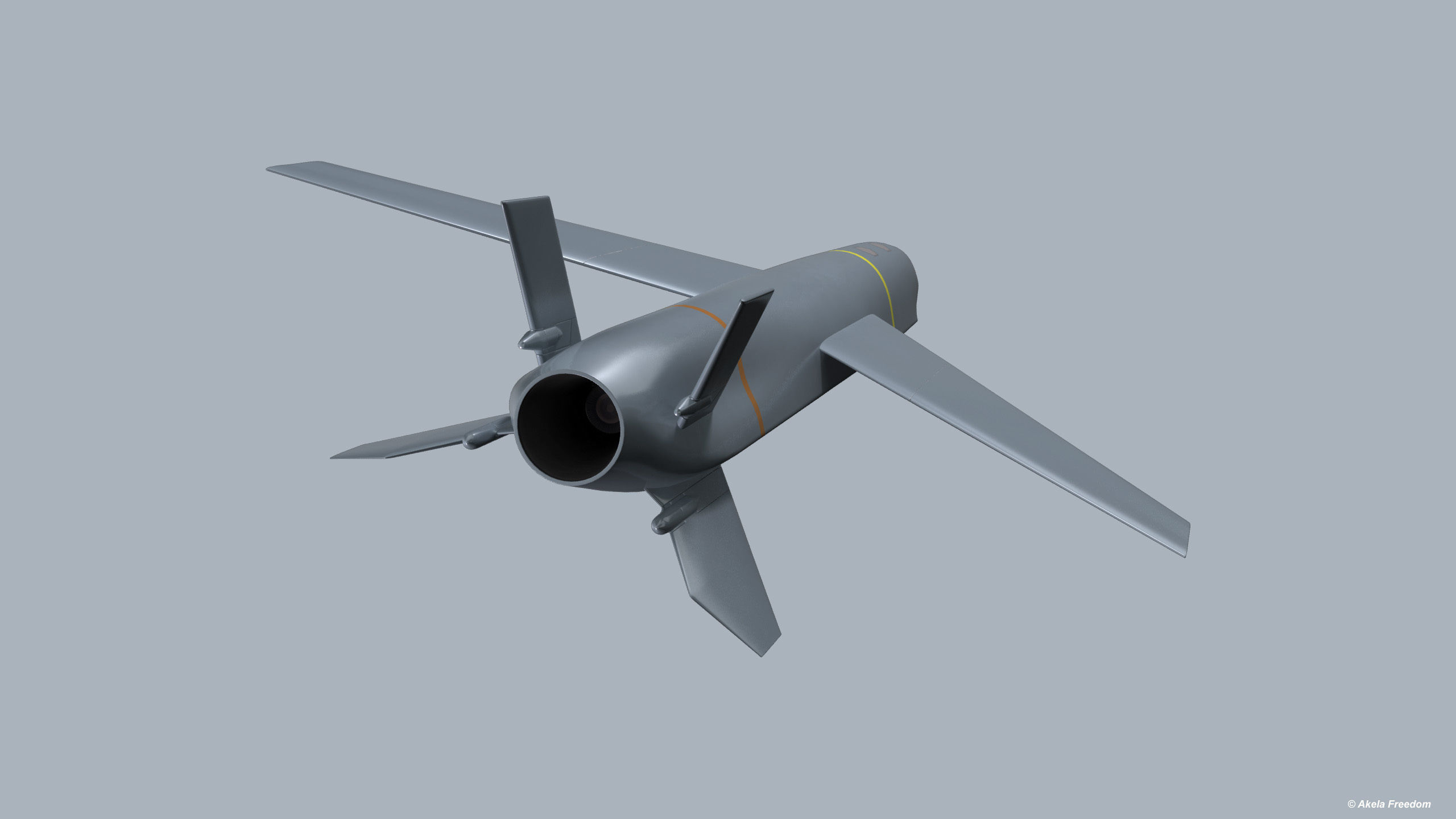 Kawasaki Anti-ship Missile 3D model_3