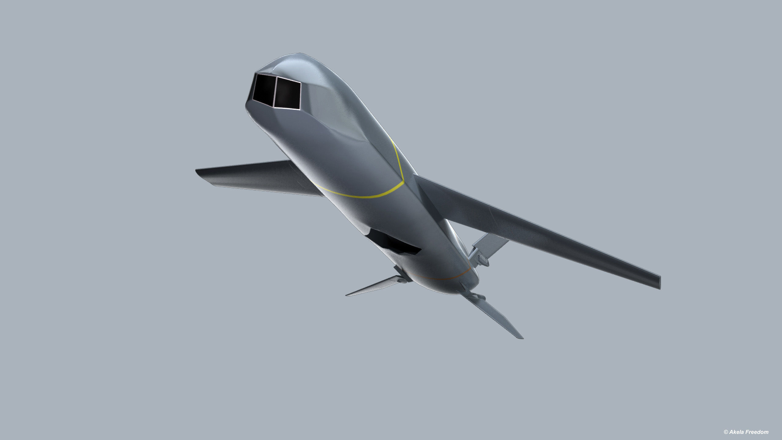 Kawasaki Anti-ship Missile 3D model_8