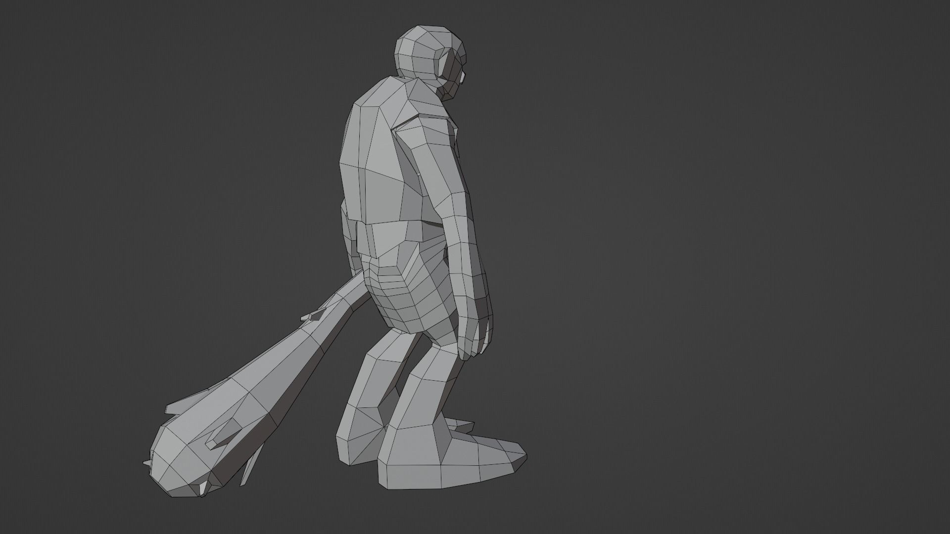 Troll Giant Ogre Gameready Rigged  Free low-poly 3D model_7